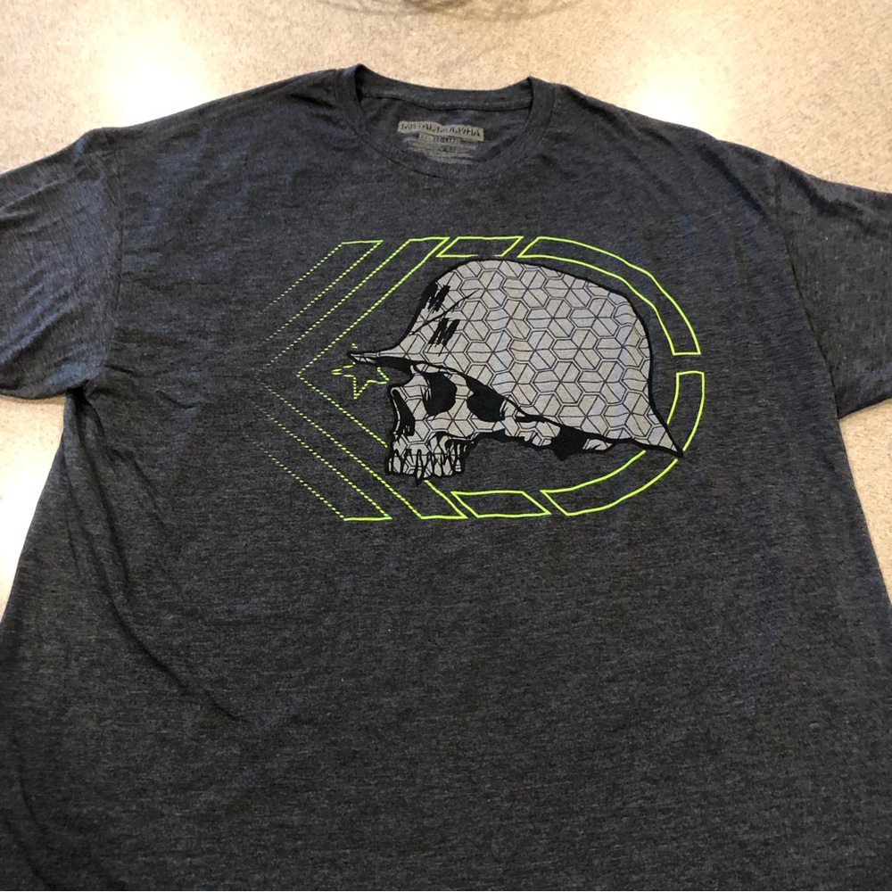 2X Metal Mulisha short sleeve gray tee